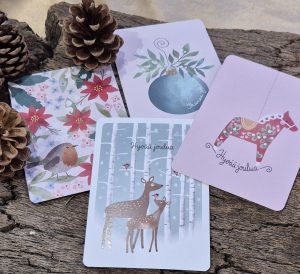 Pedaprintin joulukortti